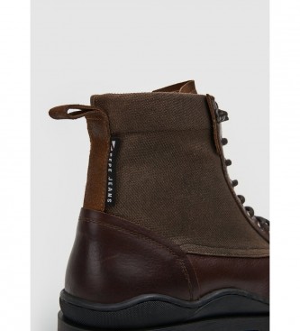 Pepe Jeans Brown Brad ankle boots