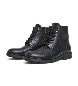 Pepe Jeans Fred Land - Bottines en cuir noir