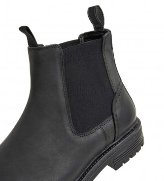 Pepe Jeans Logan Chelsea-Stiefel aus Leder schwarz