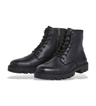 Pepe Jeans Botines de Piel Ryan Brit negro