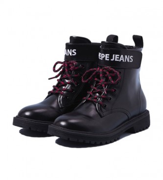 Pepe Jeans Hatton ankle boots black