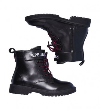 Pepe Jeans Hatton ankle boots black