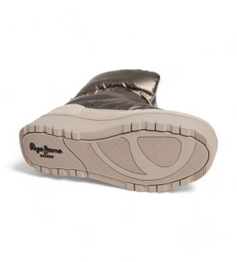 Pepe Jeans Botines Kore Metallic beige