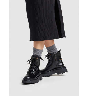 Pepe Jeans Bottines Queen Handler noires