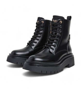 Pepe Jeans Botas de tornozelo Queen Handler pretas