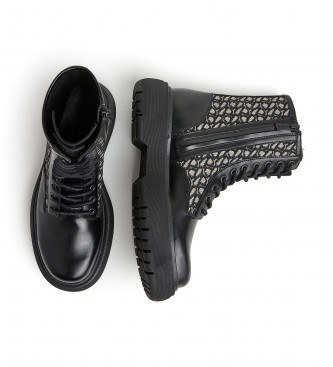 Pepe Jeans Ankle boots Yoko Jacquard black
