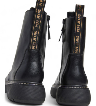 Pepe Jeans Botas de tornozelo Yoko Young pretas