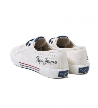 Pepe Jeans Sneakers Brady Logo bianco sporco