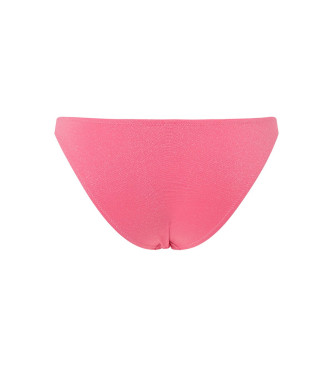 Pepe Jeans Rožnate spodnjice bikinija z lureksom