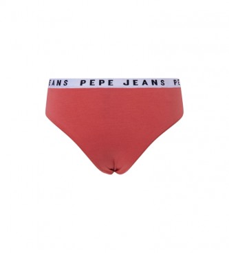 Pepe Jeans Brasilianske knickers Ensfarvet rd