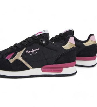 Pepe Jeans Scarpe da ginnastica nere Brit Club