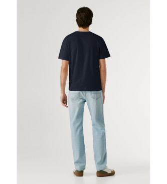 Pepe Jeans Granatowa koszulka Grayson