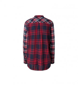 Pepe Jeans Camisa a cuadros Olivianne rojo