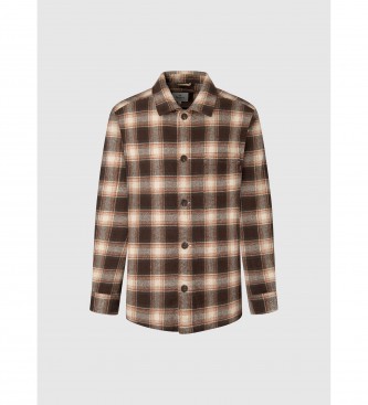Pepe Jeans Camicia Chandler marrone