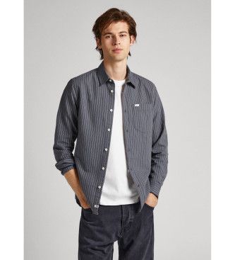 Pepe Jeans Grijs Chester Overhemd