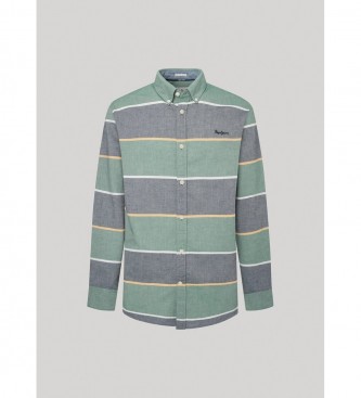 Pepe Jeans Chemise froide verte, bleue