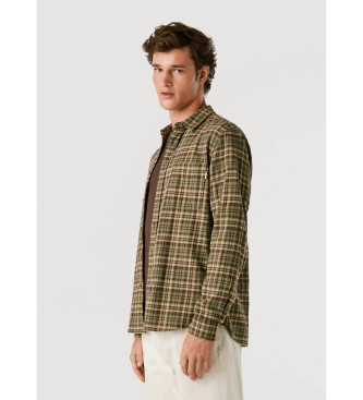 Pepe Jeans Camisa verde Crownley