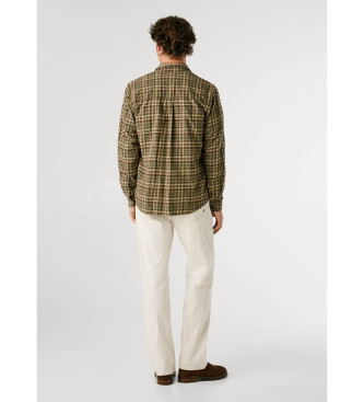 Pepe Jeans Camisa verde Crownley