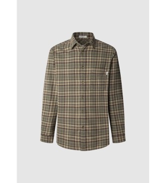 Pepe Jeans Camisa verde Crownley