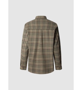 Pepe Jeans Camisa verde Crownley