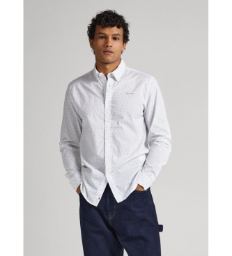 Pepe Jeans Chemise Cuxton blanche