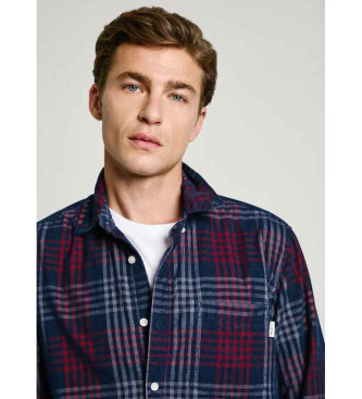 Pepe Jeans Camisa de bombazina azul-marinho Marcus