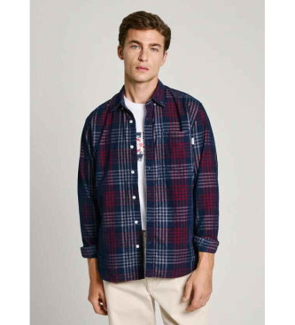 Pepe Jeans Camisa de bombazina azul-marinho Marcus