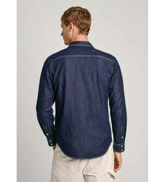 Pepe Jeans Regular fit denimskjorte  bl