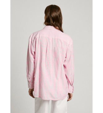 Pepe Jeans Camisa de sonho cor-de-rosa