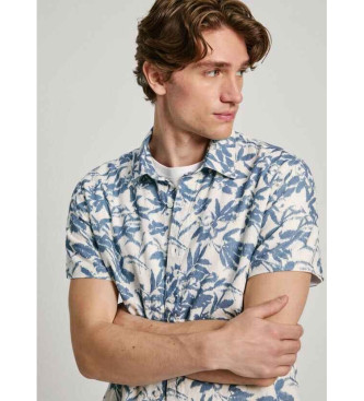 Pepe Jeans Chemise  imprim floral, coupe rgulire, bleu