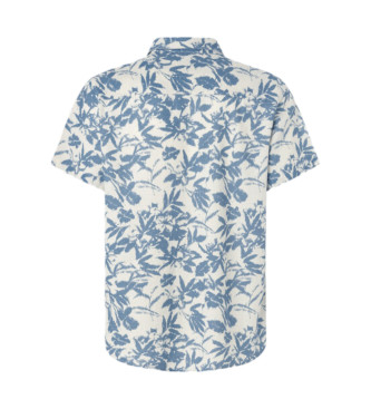 Pepe Jeans Chemise  imprim floral, coupe rgulire, bleu