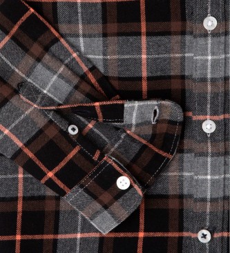 Pepe Jeans Flannel Shirt Kaine Gray