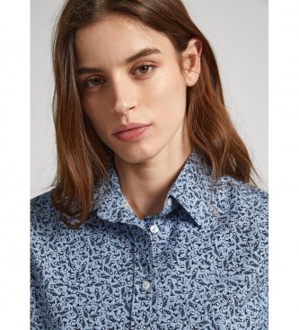 Pepe Jeans Chemise bleue Joy