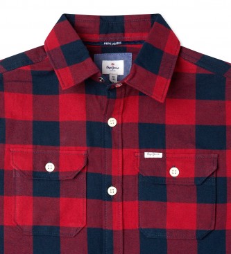 Pepe Jeans Camicia Kenny rossa