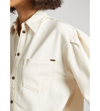 Pepe Jeans Camisa bege Kiara