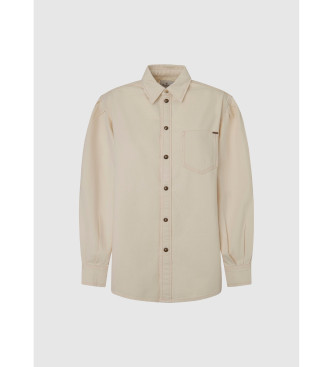 Pepe Jeans Kiara beige skjorte