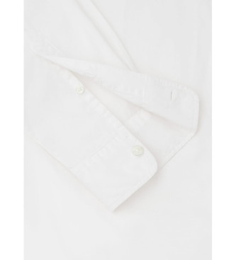 Pepe Jeans Lisa Fit Regular Fit Poplin skjorte hvid