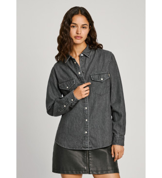 Pepe Jeans Normaal Shirt zwart