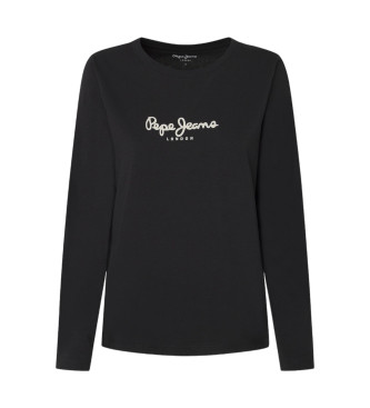 Pepe Jeans Camiseta Fiore manga larga negro