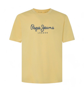 Pepe Jeans Gelbes Abel-T-Shirt