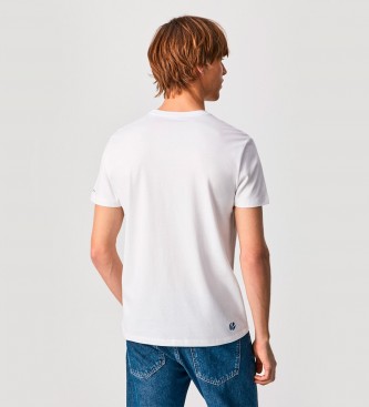 Pepe Jeans Camiseta Aidan blanco