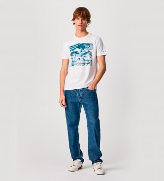 Pepe Jeans T-shirt Aidan blanc