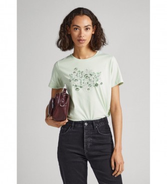 Pepe Jeans Camiseta Alice verde