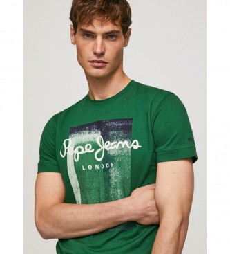 Pepe Jeans Maglietta verde dell'aggressore
