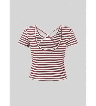 Pepe Jeans Kastanienbraunes Babette-T-Shirt