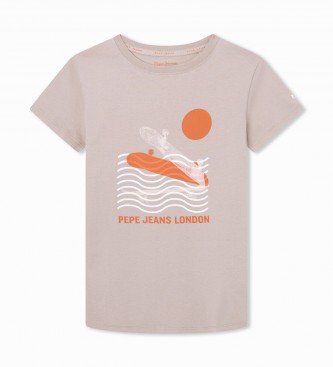 Pepe Jeans T-shirt Bernie brown - ESD Store fashion, footwear and  accessories - best brands shoes and designer shoes
