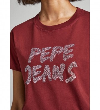 Pepe Jeans Camiseta Bria granate