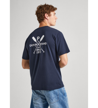 Pepe Jeans T-shirt Callum azul-marinho