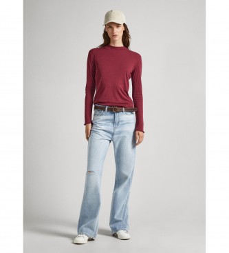 Pepe Jeans Charlene T-shirt bordeaux