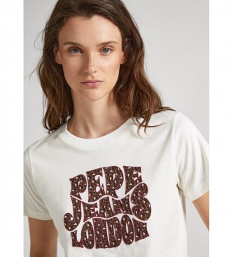 Pepe Jeans T-shirt Claritza biały